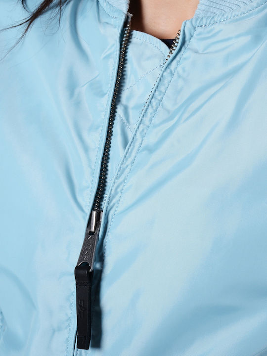 MA-1 TT Κοντό Γυναικείο Bomber Jacket Γαλάζιο