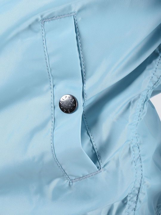 MA-1 TT Κοντό Γυναικείο Bomber Jacket Γαλάζιο
