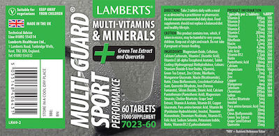 Lamberts Multi-Guard Sport Βιταμίνη 60 ταμπλέτες