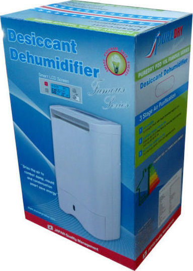 Puredry PDD10L Desiccant Famous Luftentfeuchter Zeolith mit Ionisator 10lt
