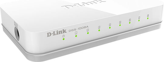 D-Link Unmanaged L2 Switch με 8 Θύρες Gigabit (1Gbps) Ethernet