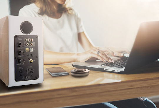 Edifier S880DB Αυτοενισχυόμενα Ηχεία με Wi-Fi & Bluetooth 88W (Ζεύγος) Λευκά