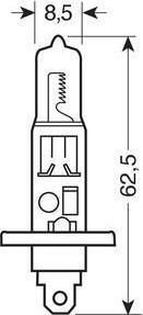 Lampa Λάμπες Αυτοκινήτου Blu-xe H1 Αλογόνου 4150K Φυσικό Λευκό 12V 100W 2τμχ