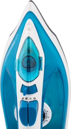 Esperanza Slider Steam Iron 2200W with Ceramic Plate and Continuous Steam Supply 25g/min