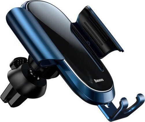 Baseus Glass Surface Gravity Car Mobile Mount with Adjustable Hooks Blue