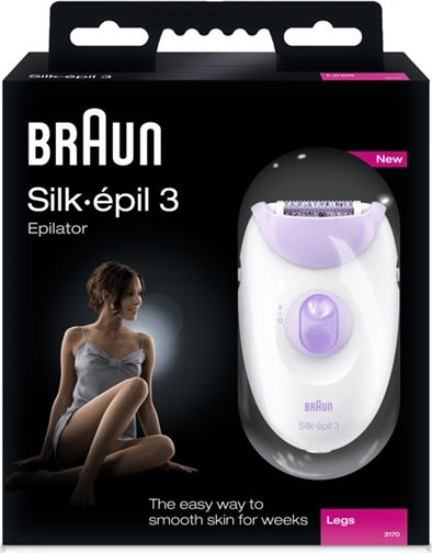 Braun Silk Epil 3 Epiliergerät Epilierer für das Körper SE3170