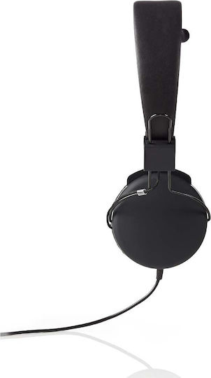 Nedis HPWD1100 Wired On Ear Headphones Black HPWD1100BK