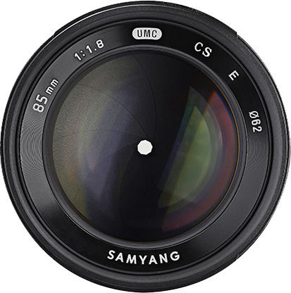 Samyang Crop Φωτογραφικός Φακός 85mm F1.8 ED UMC CS Telephoto για Micro Four Thirds (MFT) Mount Μαύρος