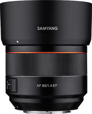 Samyang Full Frame Camera Lens AF 85mm f/1.4 EF Telephoto for Canon EF Mount Black