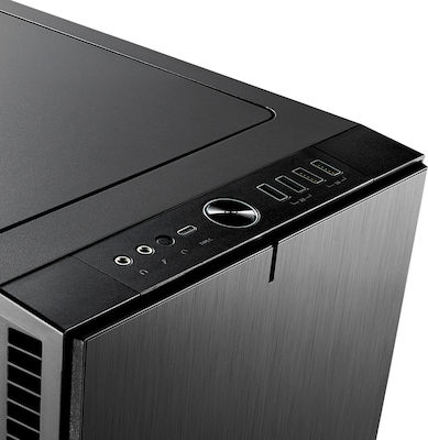 Fractal Design Define R6 USB-C Blackout Midi Tower Computer Case Black