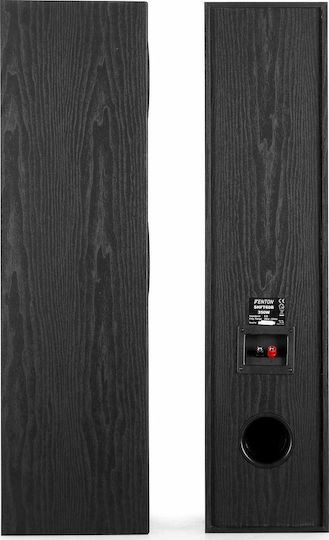 Fenton SHFT60B Ζεύγος Ηχείων Hi-Fi Δαπέδου 180W 3 Δρόμων Π25xΒ20xΥ86εκ. Μαύρο