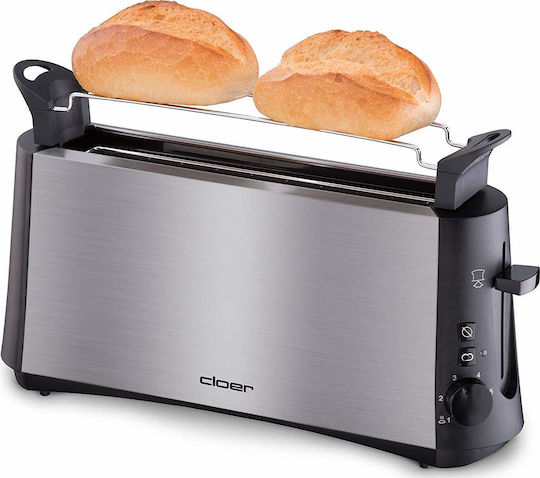 Cloer 3810 Тостер Двуместна 880W Inox