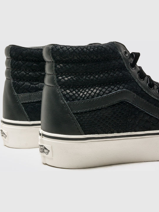 vans sk8 hi platform leather