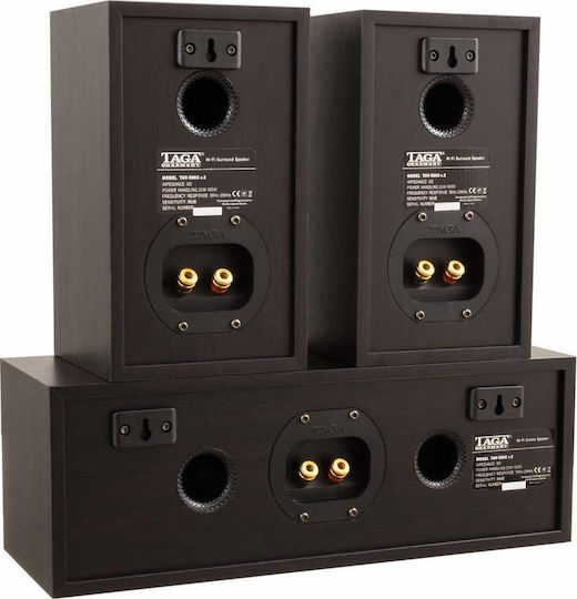 Taga Harmony Σετ Ηχείων Home Cinema 5.0 TAV-506 V.2 120W Modern Wenge