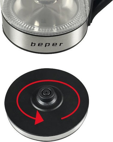 Beper ΒΒ.103 Fierbător 1.8lt 2200W Negru