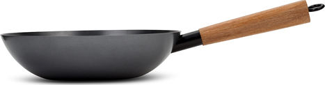 Nava Cantonese Wok aus Edelstahl mit Antihaftbeschichtung 28cm