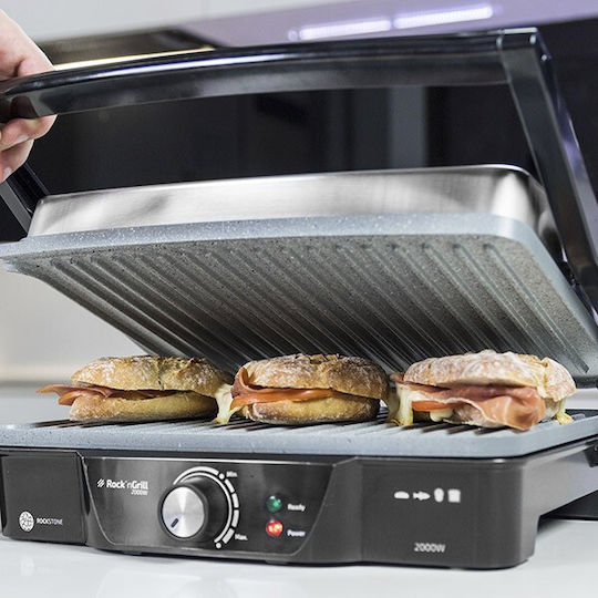 Cecotec Τοστιέρα Γκριλιέρα 2000W Inox