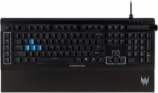 Acer Predator Aethon 500 Gaming Mechanische Tastatur mit Benutzerdefiniert Blau Schaltern und RGB-Beleuchtung (Englisch US)
