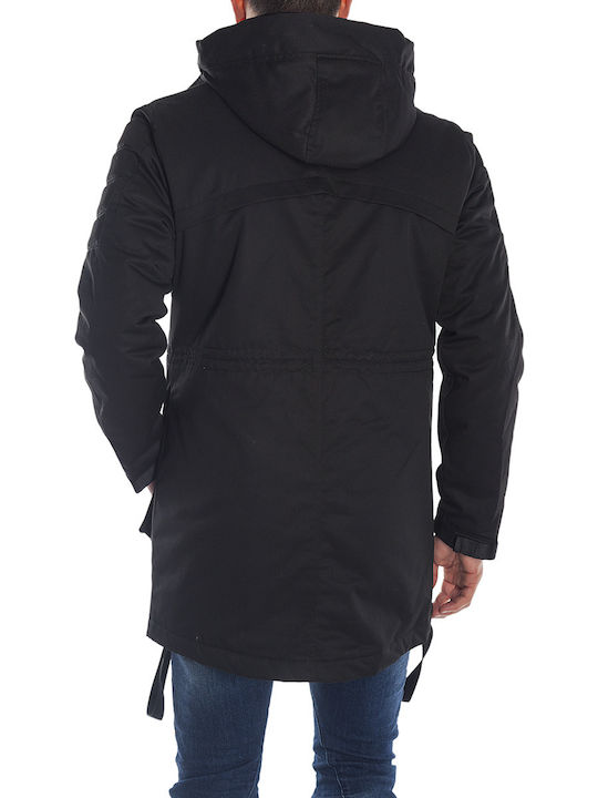 Splendid Men's Winter Puffer Jacket Black