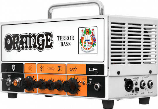 Orange Terror Bass Κεφαλή Ηλεκτρικού Μπάσου 500W Λευκή