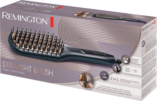 Remington Straight Brush Ceramic Electric Brush for Straightening