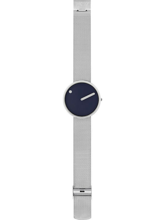 Picto Damen Uhr mit Silber Metallarmband