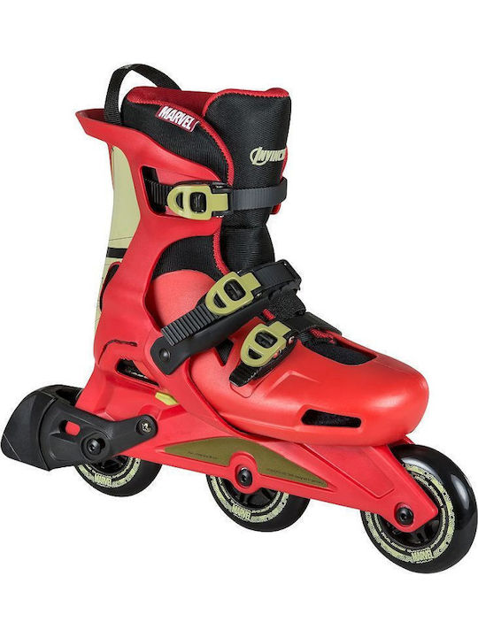 Powerslide Marvel Iron Man Wave Inline Adjustable Rollers Red Ενηλίκων/Παιδικά