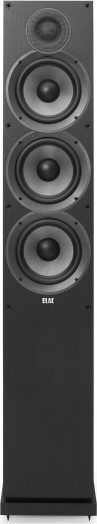 Elac Debut F6.2 DF62 Paar Hi-Fi Lautsprecher Boden 140W 3 Anzahl von Fahrern B19.5xT26.8xH109.7cm. Schwarz