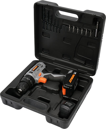 Sthor 78974 Șurubelniță Cu Percuție Mașină De Găurit Cu Baterie 18V 1x1.3Ah
