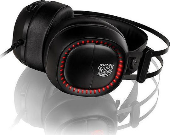 Thermaltake Shock Pro Rgb 7.1 Over Ear Gaming Headset με σύνδεση USB