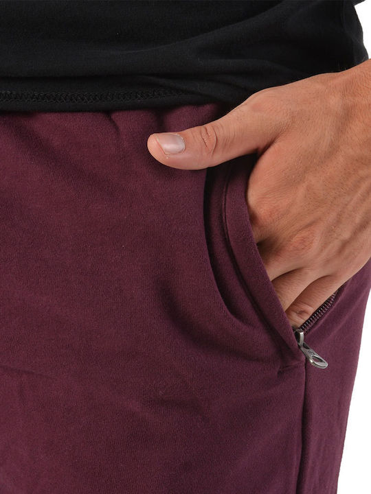Sweatpants with Elastic Wine