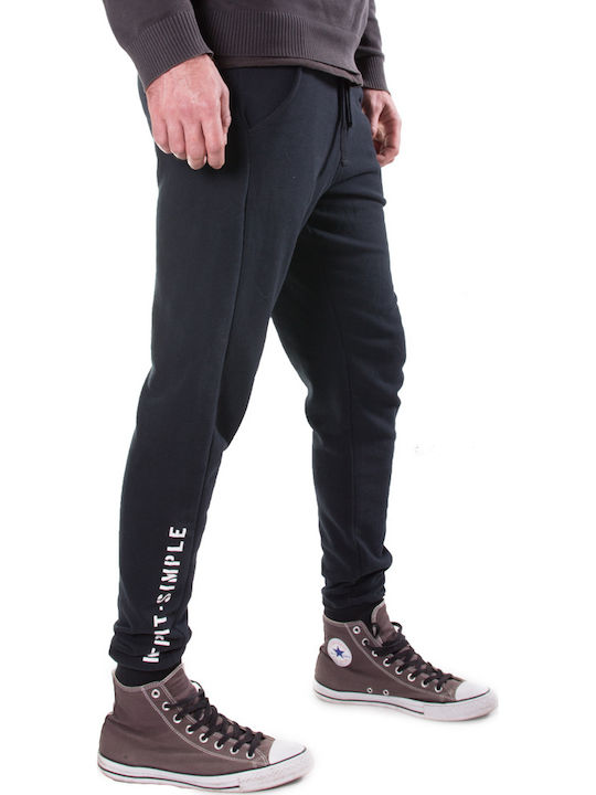 Emerson Men's Sweatpants with Rubber Black