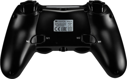 Canyon CND-GPW5 Ασύρματο Gamepad για PS4 Μαύρο