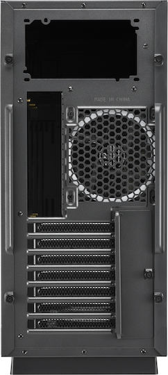 Sharkoon Pure Steel RGB Gaming Midi Tower Κουτί Υπολογιστή με Πλαϊνό Παράθυρο Μαύρο