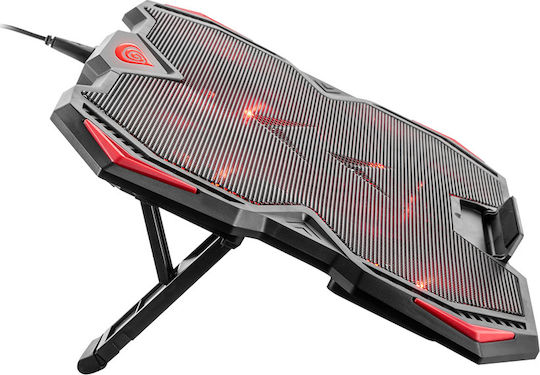 Genesis Oxid 250 Cooling Pad για Laptop έως 17.3" με 4 Ανεμιστήρες και Φωτισμό