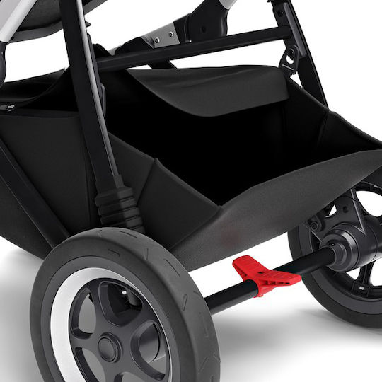 Thule Sleek Ρυθμιζόμενο Καρότσι Μωρού Kατάλληλο για Nεογέννητο Midnight Black 14.9kg
