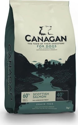 Canagan Scottish Salmon 12kg Ξηρά Τροφή Σκύλων Μεσαίων Φυλών χωρίς Σιτηρά με Σολομό