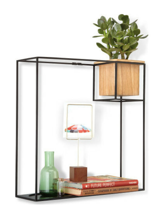 Regal Wand Cubist Large Black 39x12x38cm