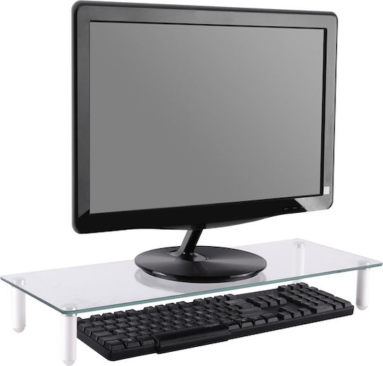 Digitus Επιτραπέζια Βάση Οθόνης έως 32" Διάφανη (DA-90358)