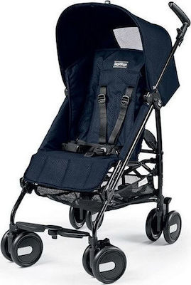 Peg Perego Pliko Mini Καρότσι Μπαστούνι Kατάλληλο για Nεογέννητο Navy Μπλε 5.9kg