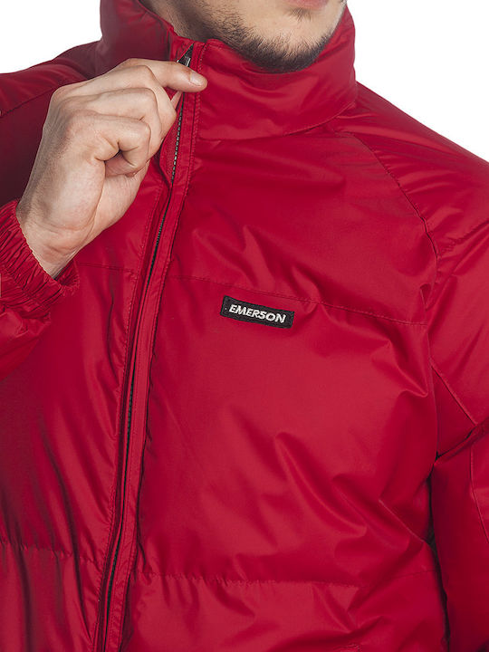 Зимно Мъжко Яке Puffer Червено
