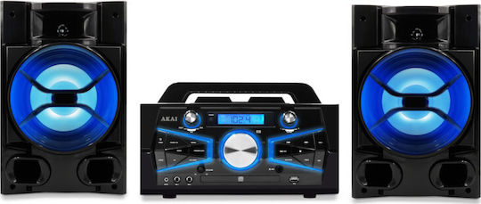 Akai Proffesional Ενισχυτής Karaoke με Ενσύρματα Μικρόφωνα KS5600-BT Μαύρος
