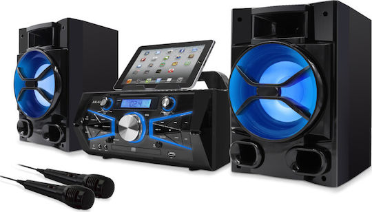 Akai Proffesional Ενισχυτής Karaoke με Ενσύρματα Μικρόφωνα KS5600-BT Μαύρος