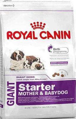 Royal Canin Startet Mother & Babydog Giant 4kg Trockenfutter für Welpen großer Rassen mit Mais, Geflügel und Reis