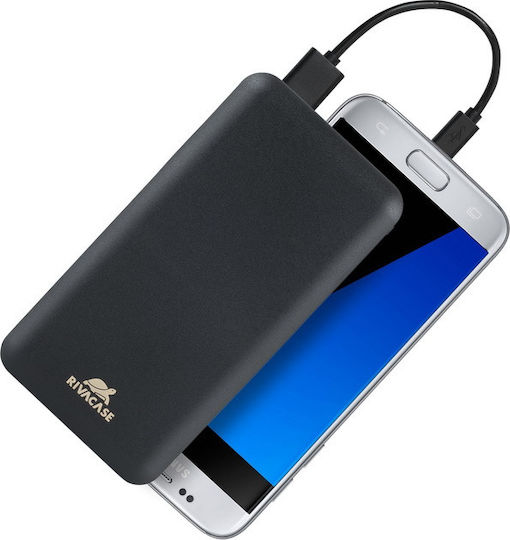 Rivacase Rivapower VA2110 10000mAh με 2 Θύρες USB-A Μαύρο