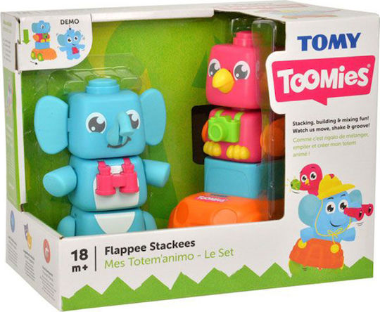 Tomy Παιχνίδι Στοίβαξης Flappee Stackees για 18+ Μηνών