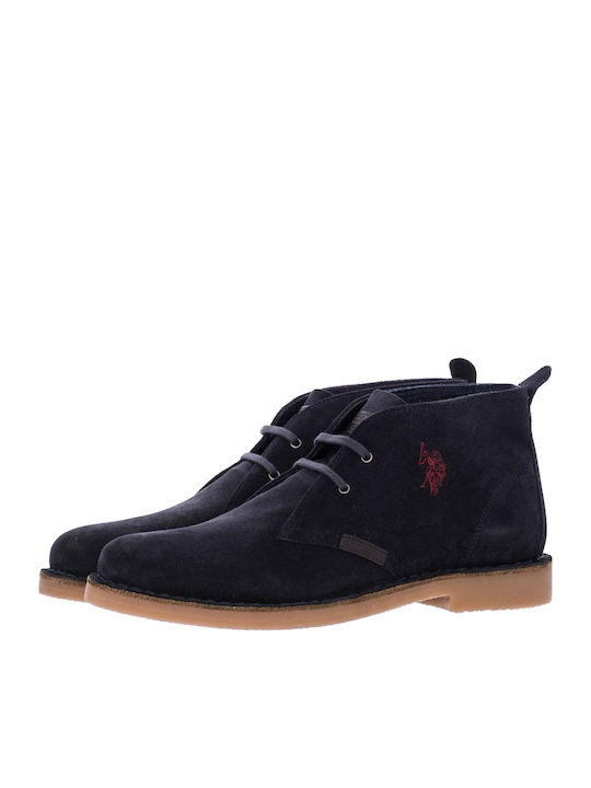Amadeus 18 Wildleder Marineblau Herrenstiefel Anatomisch