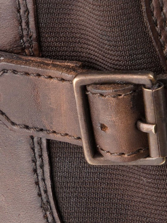 A189-401 Leder Braun Herrenstiefel mit Reißverschluss