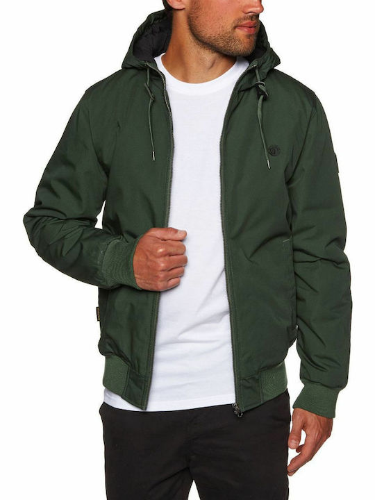 Element Dulcey Men's Winter Bomber Jacket Green L1JKC2ELF8-2963