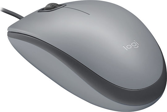 Logitech M110 Silent С кабел Мишка Сив